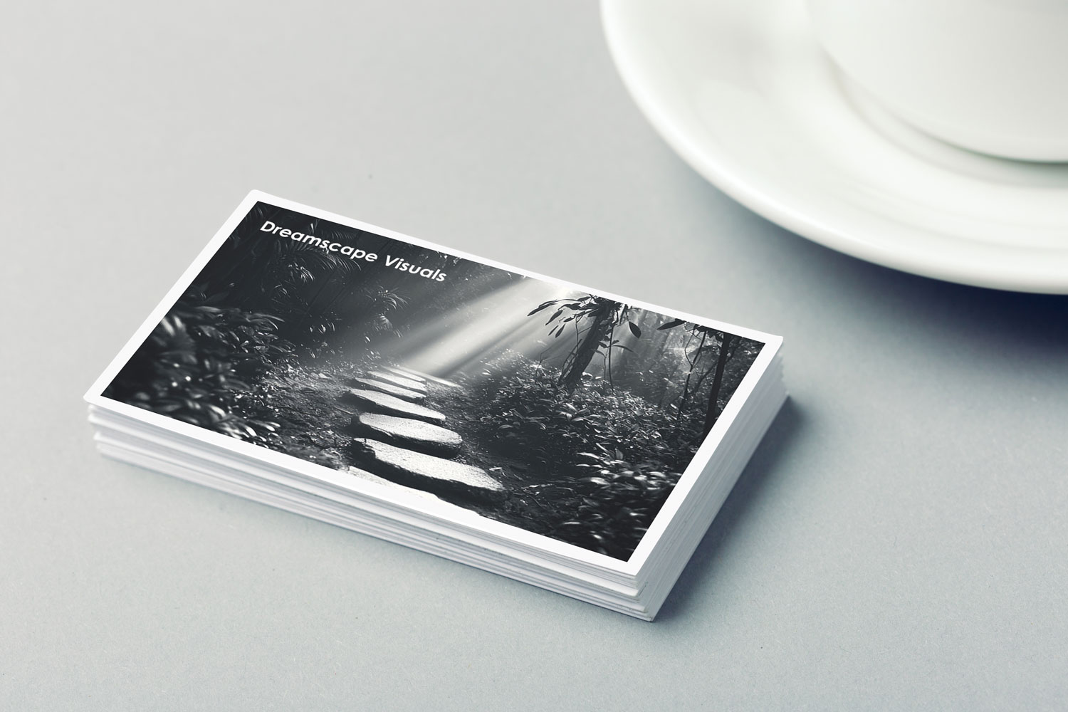 フォトグラファー石井健の名刺デザイン|モノクロ写真を活かした世界観名刺