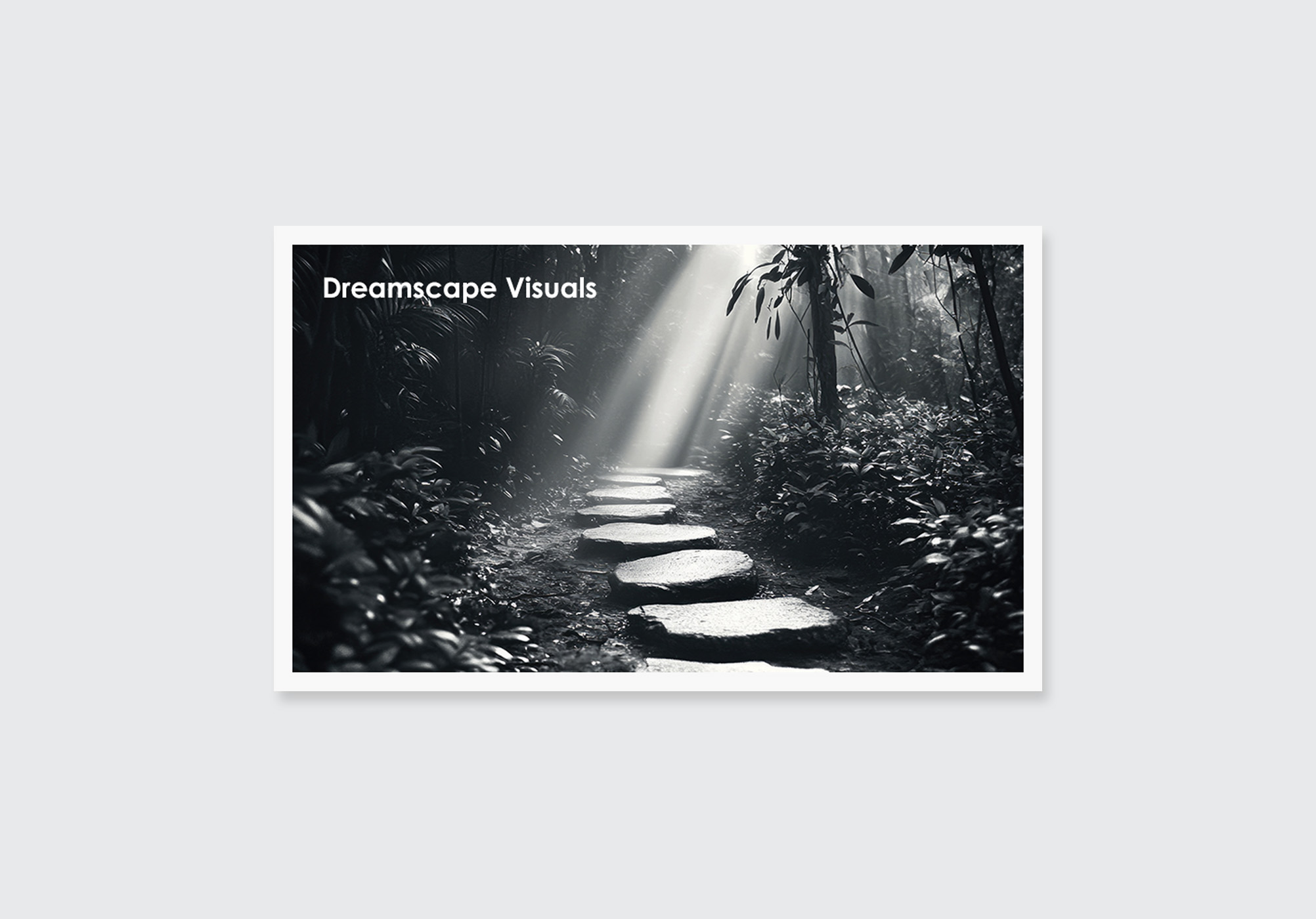 フォトグラファー石井健の名刺デザイン|モノクロ写真を活かした世界観名刺