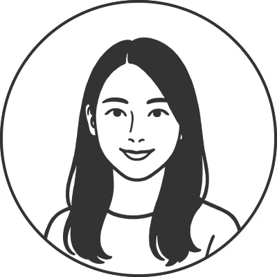 マーケティング会社勤務の女性の名刺デザイン